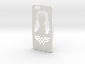 Wonder Woman Phone Case-iPhone 6/6s in White Premium Versatile Plastic