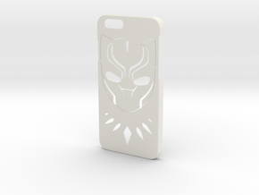 Black Panther Phone Case-iPhone 6/6s in White Premium Versatile Plastic