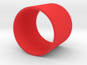 INGRANAGGI Bangle Super BOLD 6cm in Red Processed Versatile Plastic