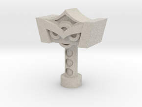 Mjolnir 3 3/4in Scale! in Natural Sandstone