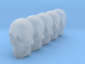 bsi-skull-human-05mm-jaw 028mm in Tan Fine Detail Plastic