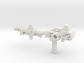 Metalhawk / Vector Prime Gun (3mm, 5mm) in White Natural Versatile Plastic: Small