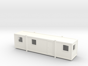 N Scale Site Office 2 in White Processed Versatile Plastic