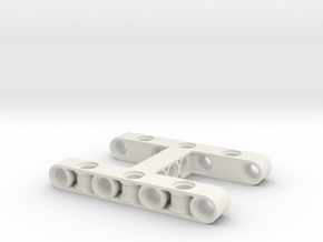 Dogbone 7x5 in White Natural Versatile Plastic