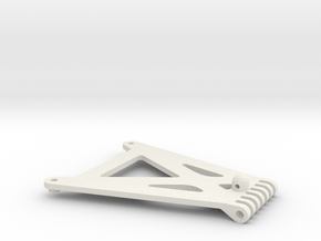 losi xx, xxt, xxt cr and xx cr front chassis stiff in White Natural Versatile Plastic