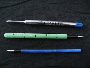 Adapter: Parker G2 To Pilot Frixion Multipen in Green Processed Versatile Plastic