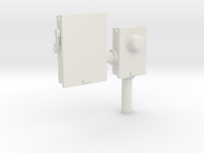 City Junction Box #1 28mm -- Pulp Alley in White Natural Versatile Plastic