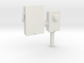 City Junction Box #1 28mm -- Pulp Alley in White Natural Versatile Plastic