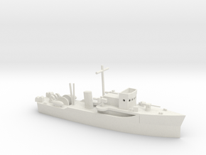 1/285 Scale YMS-1 Class Motor Minesweeper in White Natural Versatile Plastic