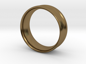 SingleGroove Ring size 9 in Polished Bronze: 9 / 59