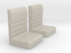 Futurliner Seats in Natural Sandstone