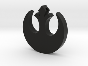 Star Wars Rebel Necklace in Black Natural Versatile Plastic