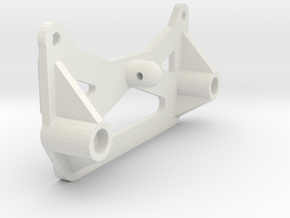 losi xx cr and xxt cr chassis brace in White Natural Versatile Plastic