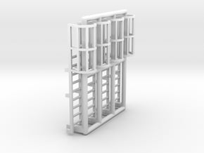 Digital-N Scale Cage Ladder 18mm (Top) in N Scale Cage Ladder 18mm (Top)