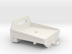 1/64 flatbed - angled sides in White Natural Versatile Plastic