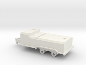 1/64 fuel trailer  in White Natural Versatile Plastic