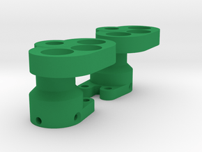 MRC Rear Lockout for Cut Down Wraith Axle V2 in Green Processed Versatile Plastic