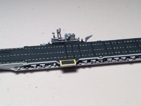 USS Midway w/o deck numbers 1/1800 in White Natural Versatile Plastic