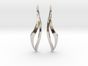 sWINGS Sharp Earrings in Platinum
