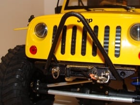 JK Front Bumper w/ Stinger in Matte Black Steel