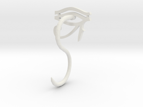 Eye of Horus, 8G in White Premium Versatile Plastic