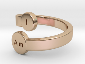 I Am Bypass Ring - Size 6.5 ONLY in 14k Rose Gold