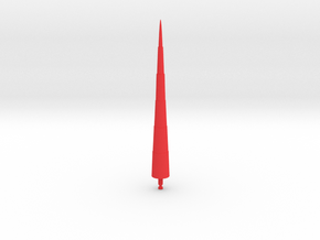 Steel Jeeg Lance Missile in Red Processed Versatile Plastic
