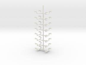 1/35 DKM UBoot Ladders Set x16 in White Natural Versatile Plastic