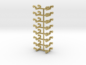 1/48 DKM UBoot Ladders Set x16 in Natural Brass