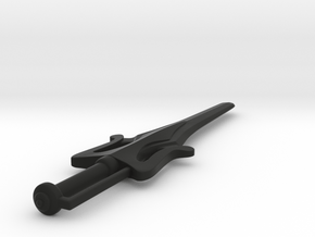 Power Sword in Black Premium Versatile Plastic
