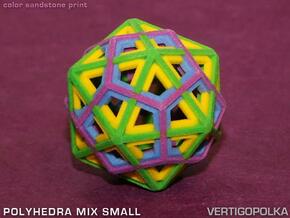 Polyhedra Mix Small in Full Color Sandstone