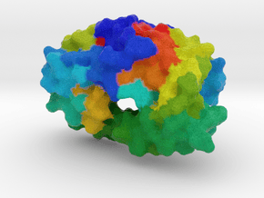 HIV Protease in Full Color Sandstone