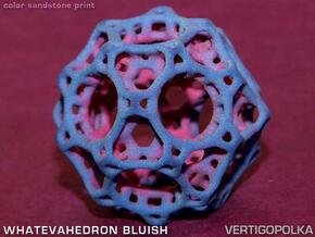 Whatevahedron bluish in Full Color Sandstone