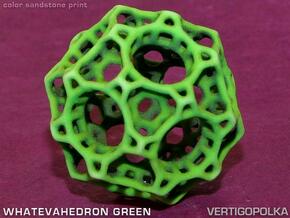 Whatevahedron green in Full Color Sandstone