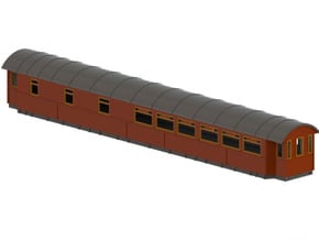 Ro3 - Swedish passenger wagon in Tan Fine Detail Plastic