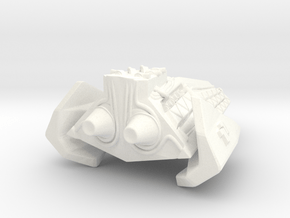 Robotic Dreadnought in White Processed Versatile Plastic