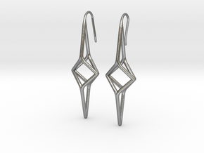 YOUNIVERSAL Y2 Earrings. Pure Elegance. in Natural Silver