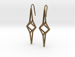 YOUNIVERSAL Y2 Earrings. Pure Elegance. in Natural Bronze