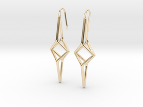 YOUNIVERSAL Y2 Earrings. Pure Elegance. in 14K Yellow Gold