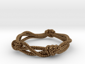 Rope ring in Natural Brass: 5 / 49