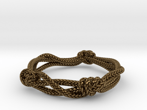 Rope ring in Natural Bronze: 5 / 49