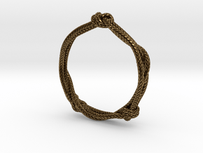 Rope ring in Natural Bronze: 8 / 56.75