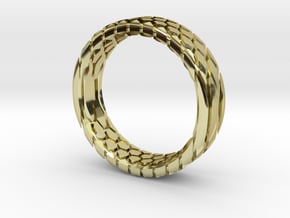 Giant's Ring (6mm, vertical pattern) in 18k Gold: 8.75 / 58.375