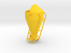 1 50 Concretebucket 750L no lifting bail. in Yellow Processed Versatile Plastic