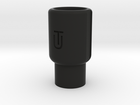 Airsoft Muzzle Amplifier (14mm Self-Cutting Thread in Black Premium Versatile Plastic