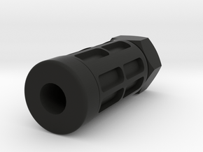 EXO Flash Hider (14mm-) in Black Premium Versatile Plastic