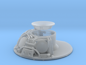 CM parachute compartment-cutaway version in Smooth Fine Detail Plastic