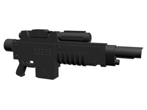 Charged laser gun 28mm x40 in Tan Fine Detail Plastic