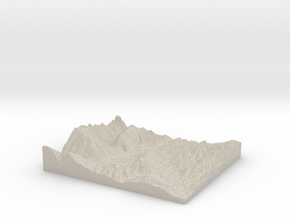 Model of Upper Valley Christian School in Natural Sandstone