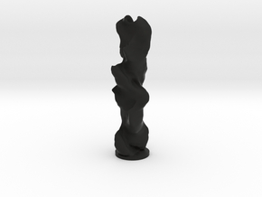 Ave Maria - Generative Sculpture J.S. Bach 20-50cm in Black Natural Versatile Plastic: Medium